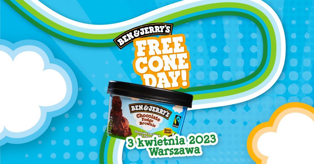 Powrót Free Cone Day: Darmowe lody dla miłośników Ben & Jerry's 3 kwietnia!